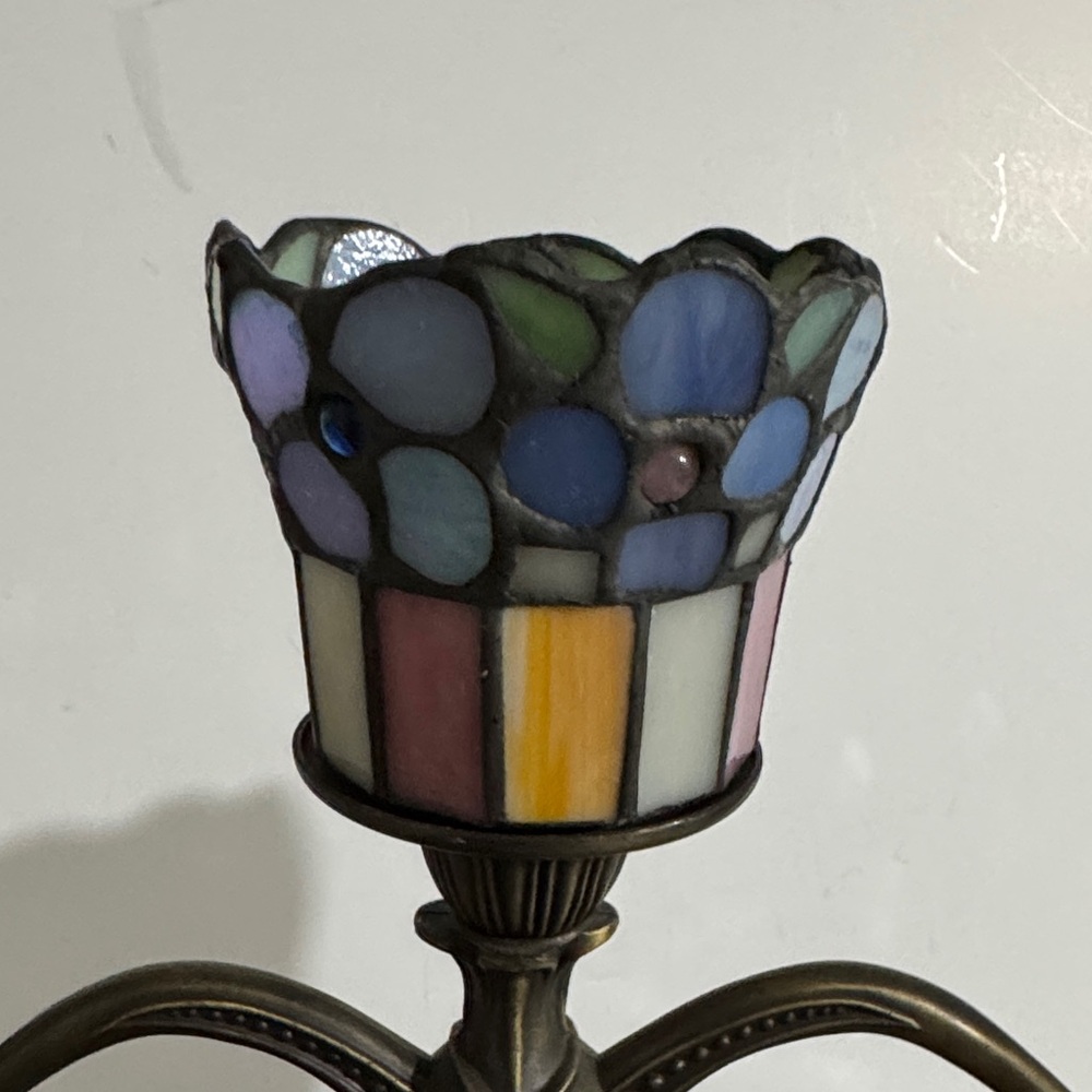 Vintage Retired, PartyLite Hydrangea Candelabra (RARE) - Picture 7 of 16